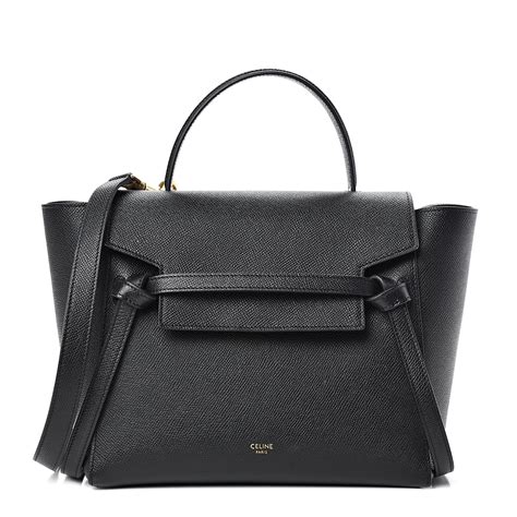 celine micro belt bag abyss|CELINE Grained Calfskin Micro Belt Bag Black .